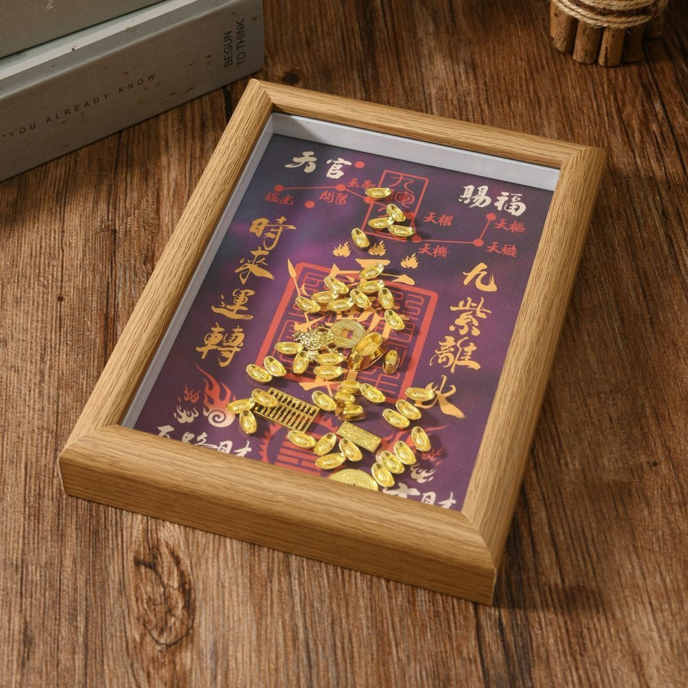 Taoist Ziwei Talisman Photo Frame Ornament