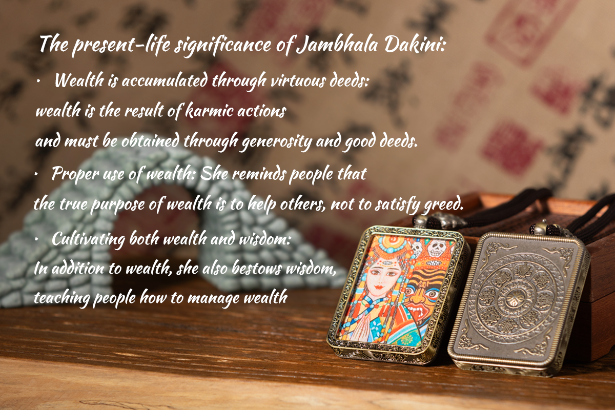 The Past and Present Thangka Pendant