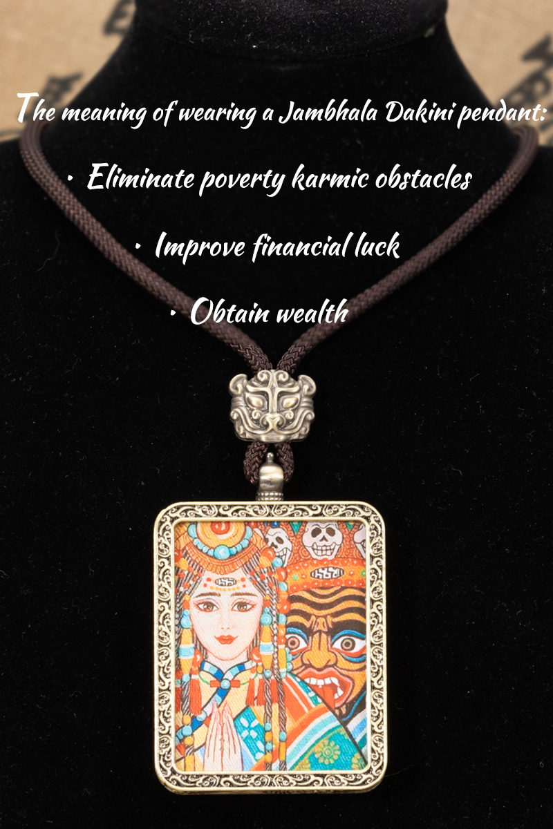 The Past and Present Thangka Pendant