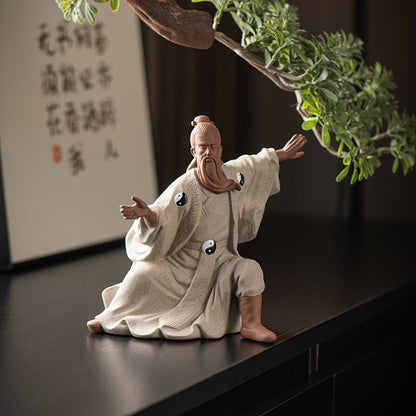 Handcrafted Taiji Zhang Sanfeng Figurine