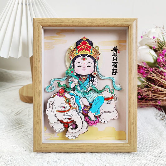 Samantabhadra Bodhisattva Three-Dimensional Furniture Ornament