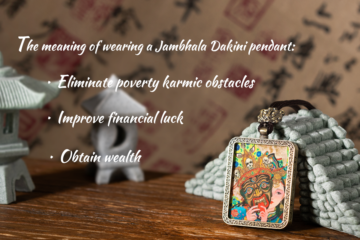 The Past and Present Thangka Pendant