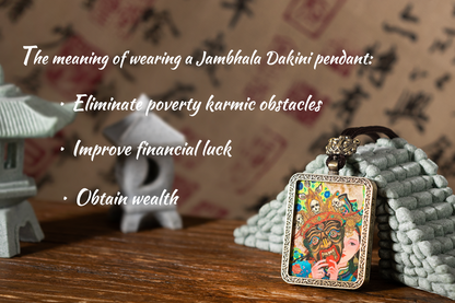 The Past and Present Thangka Pendant