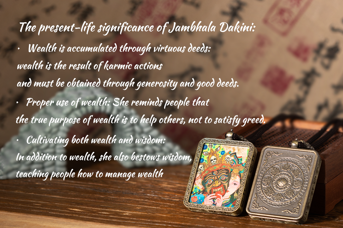The Past and Present Thangka Pendant