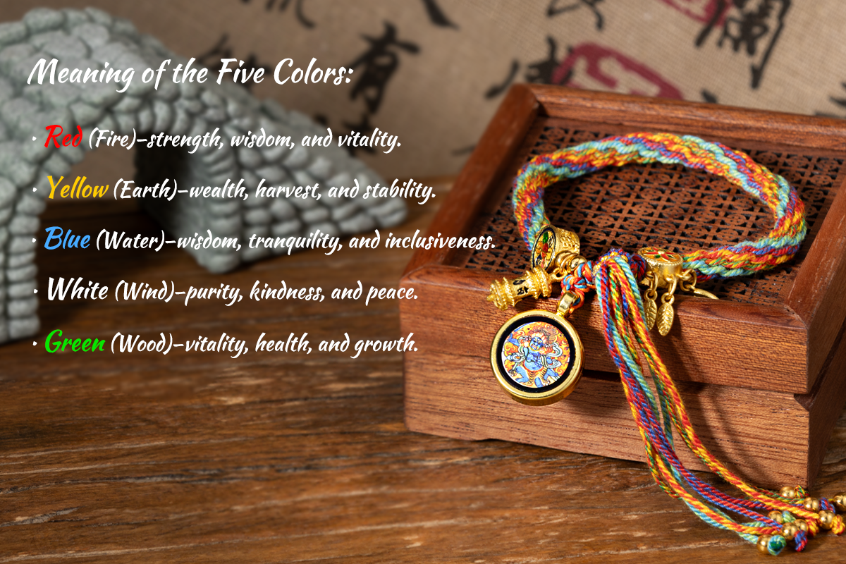 Five-Element Colored Bracelet