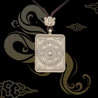 The Past and Present Thangka Pendant