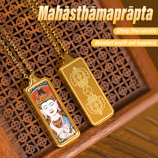 Mahāsthāmaprāpta Thangka Pendant