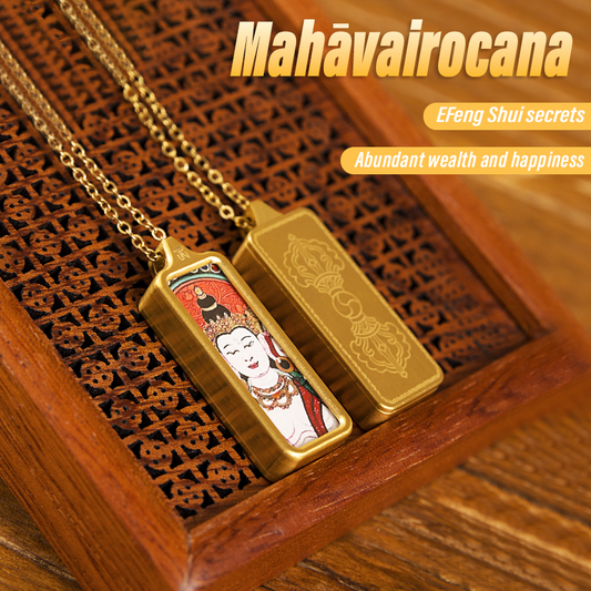 Mahāvairocana Thang-ga Pendant